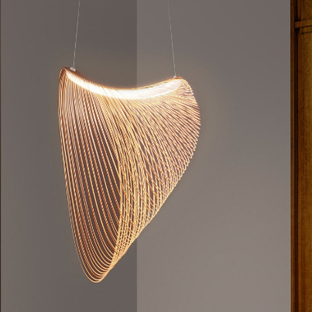 Opus Appliances | Pendant Light In Birch Wood For Cozy Living Areas