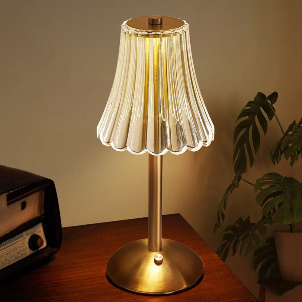 Opus Appliances | Vintage-Style Gold Crystal Table Lamp | Orntli