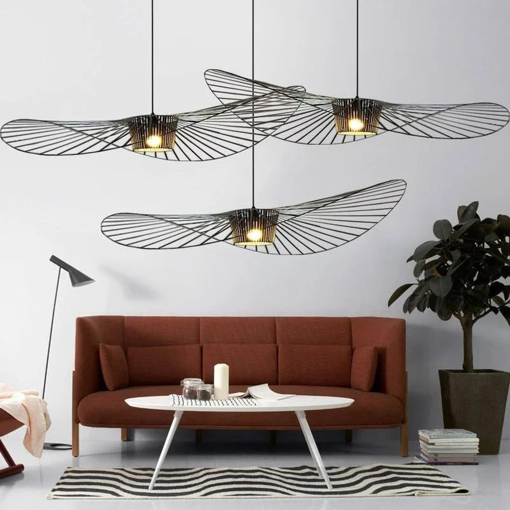 Opus Appliances | Matte Black Hat Pendant Light For Ceiling
