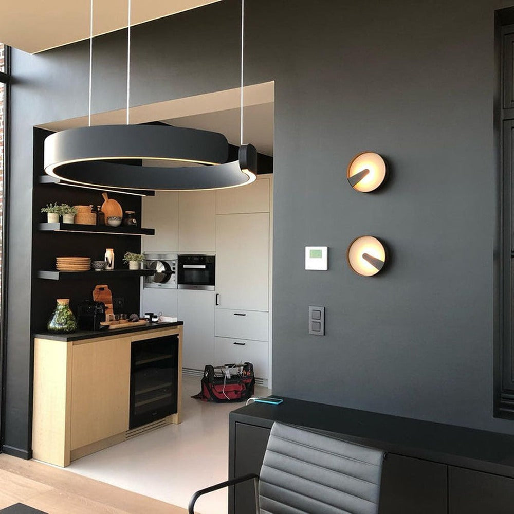 Opus Appliances | Lumera Dual-Ring LED Pendant Light — Sleek Floating Silhouette