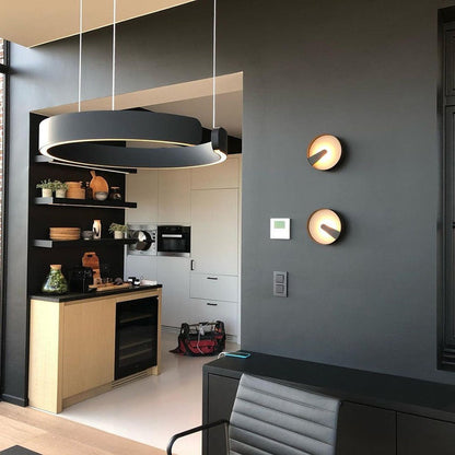 Opus Appliances | Lumera Dual-Ring LED Pendant Light — Sleek Floating Silhouette