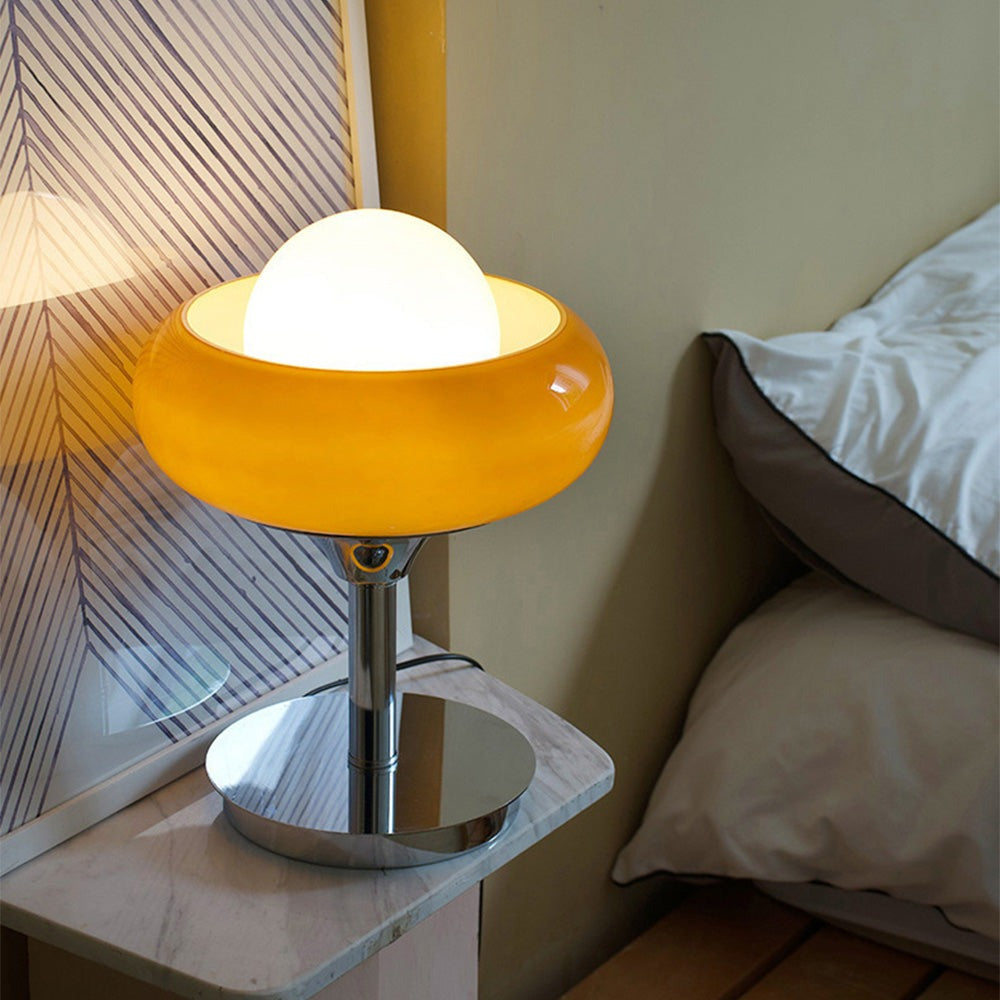 Opus Appliances | Vintage Glass Table Lamp in Bauhaus Style