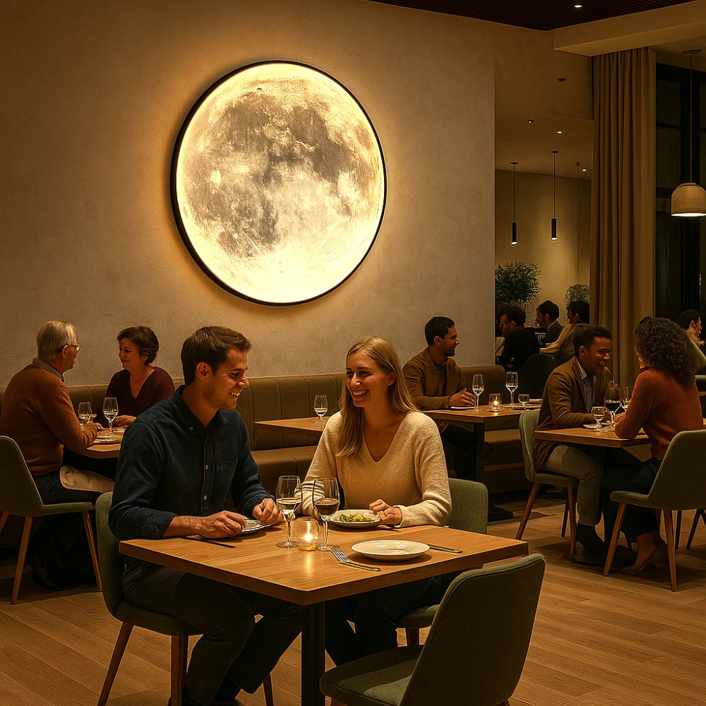 Opus Appliances | Moon Atmosphere Lamp Dimmable Ambient Lighting For Living Room And Bedroom