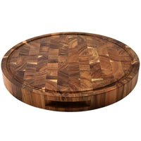 Opus Appliances | Thick Round Acacia Butcher Block