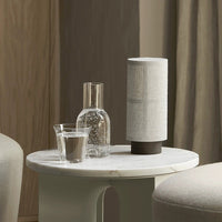 Opus Appliances | Japanese Style Silk Table Lamp with Wooden Base by Kiyora