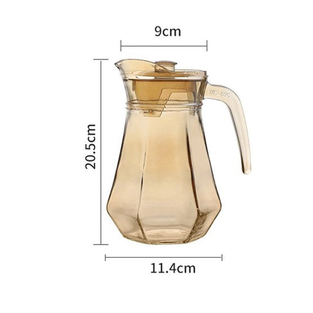 Opus Appliances | Amber hexagonal Glass Cups
