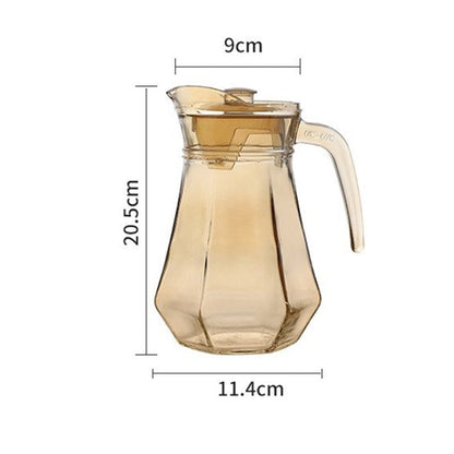 Opus Appliances | Amber hexagonal Glass Cups