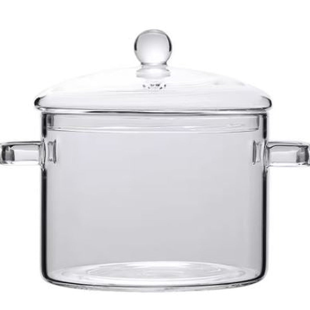 Opus Appliances | Glass heat-resistant cooking pot