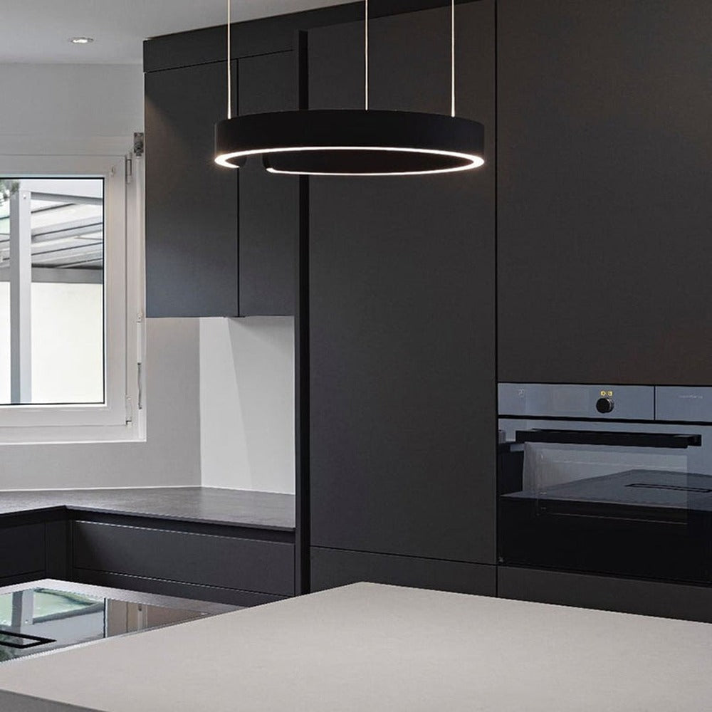 Opus Appliances | Contemporary Circle LED Pendant Light – for Bedroom, Dining Room & Living Room