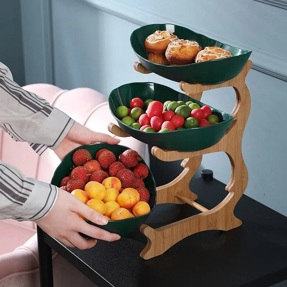 Opus Appliances | Three-Tier Fruit Bowl Made of Plastic
