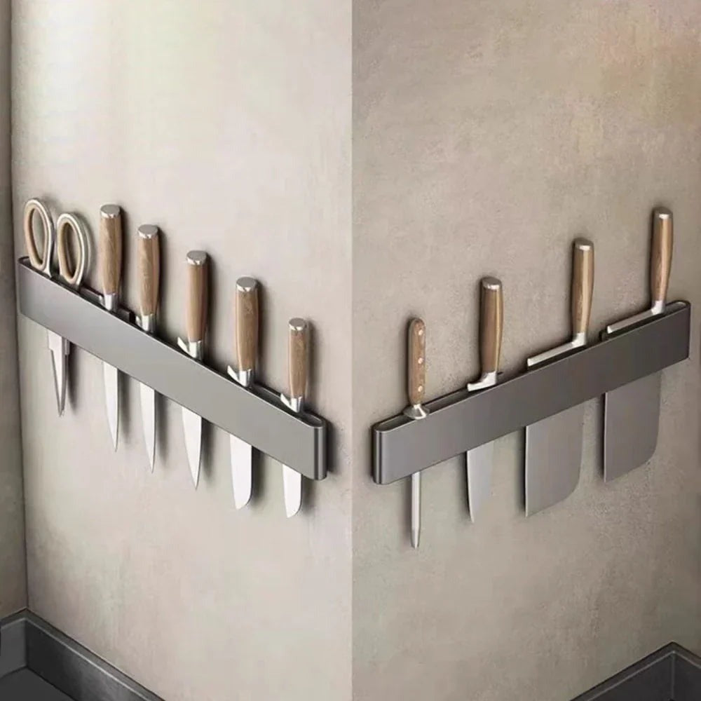 Opus Appliances | Knife holder - Knifey - Stainless steel - Multi-function shelf