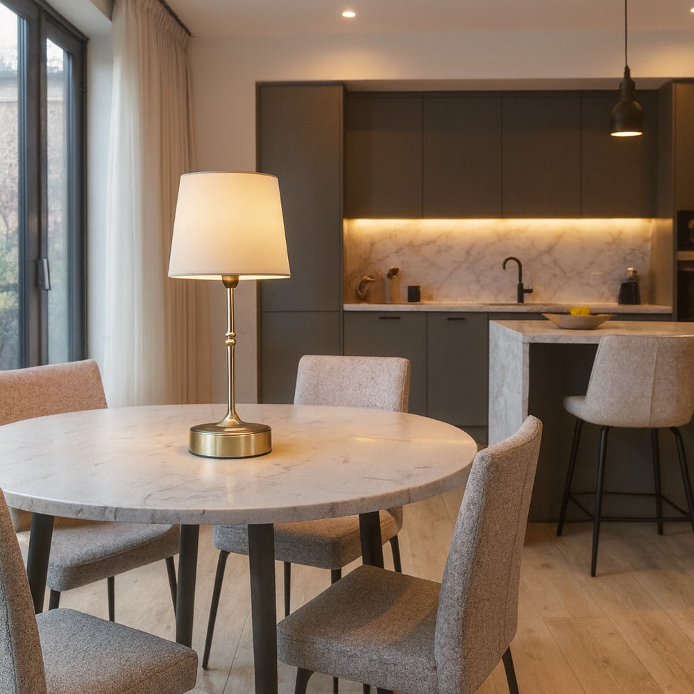 Opus Appliances | ModernGlow LED Table Lamp With Wireless USB C Charging
