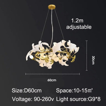 Opus Appliances | Ceramic Chandelier With Dimmable LEDs And Soft Glow