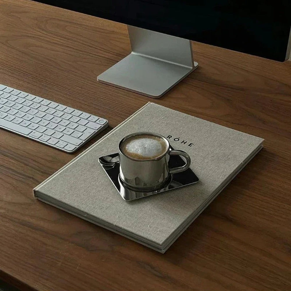 Opus Appliances | Stainless Steel Coffee Cup and Tray