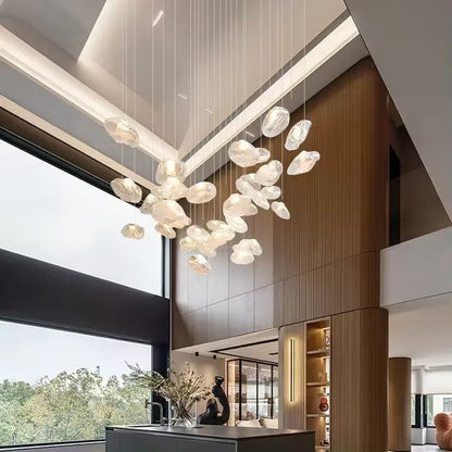 Opus Appliances | Aluminum Frame Glass Chandelier For Modern Interiors Cascade