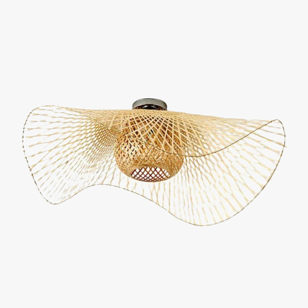 Opus Appliances | Rattan-Style Ceiling Light | Natural Elegance and Light Effects