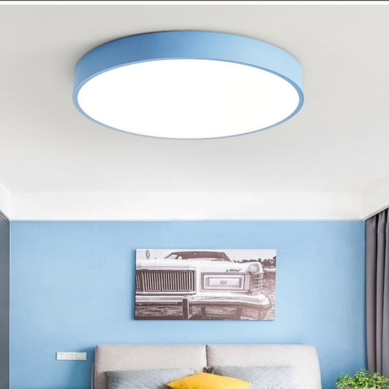 Nordic Wood Circular Ceiling Light with Warm Glow: Materials, Output and Dimensions