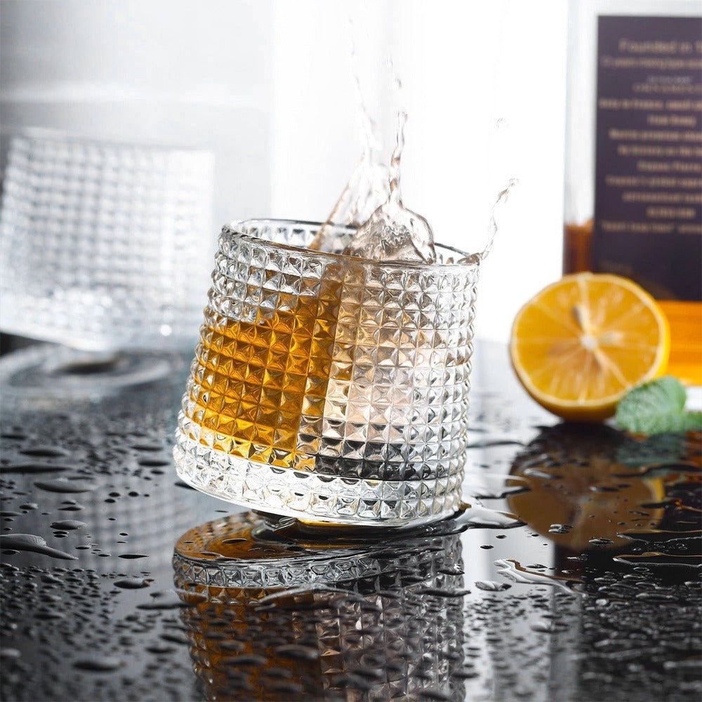 Opus Appliances | Rotatable Whiskey Tumbler Set