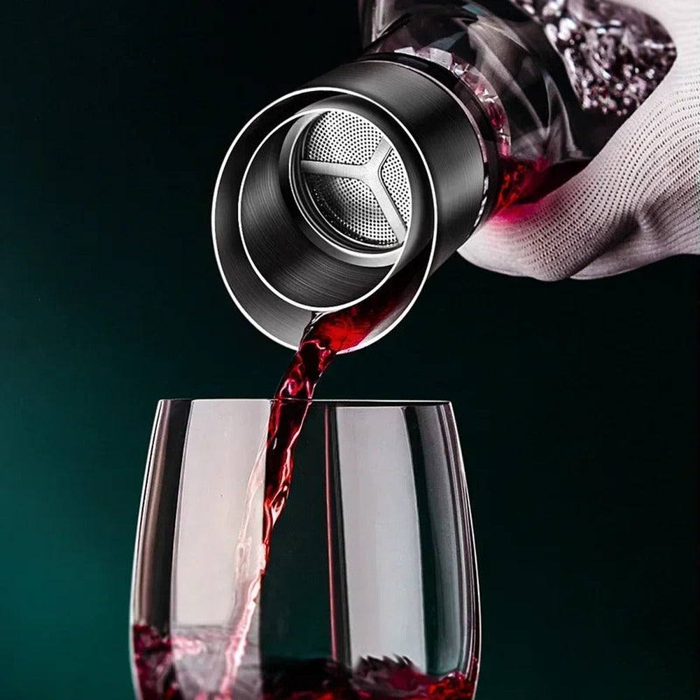 Opus Appliances | 1500ml Iceberg Decanter Creative Lead-Free Crystal Material Luxury High-Quality Home Red Wine Distributor Decanter Wine Jug