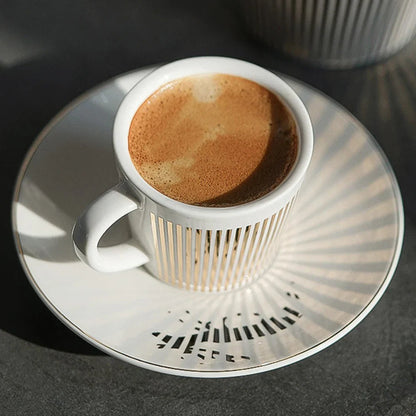 Opus Appliances | Creative dynamic SLR cup coffee tea cup set with coaster 90ml-225ml