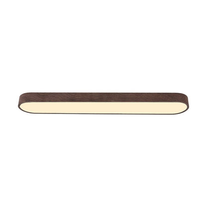 Opus Appliances | Nordic Glow LED Ceiling Flush Mount Oval with Wood Accent