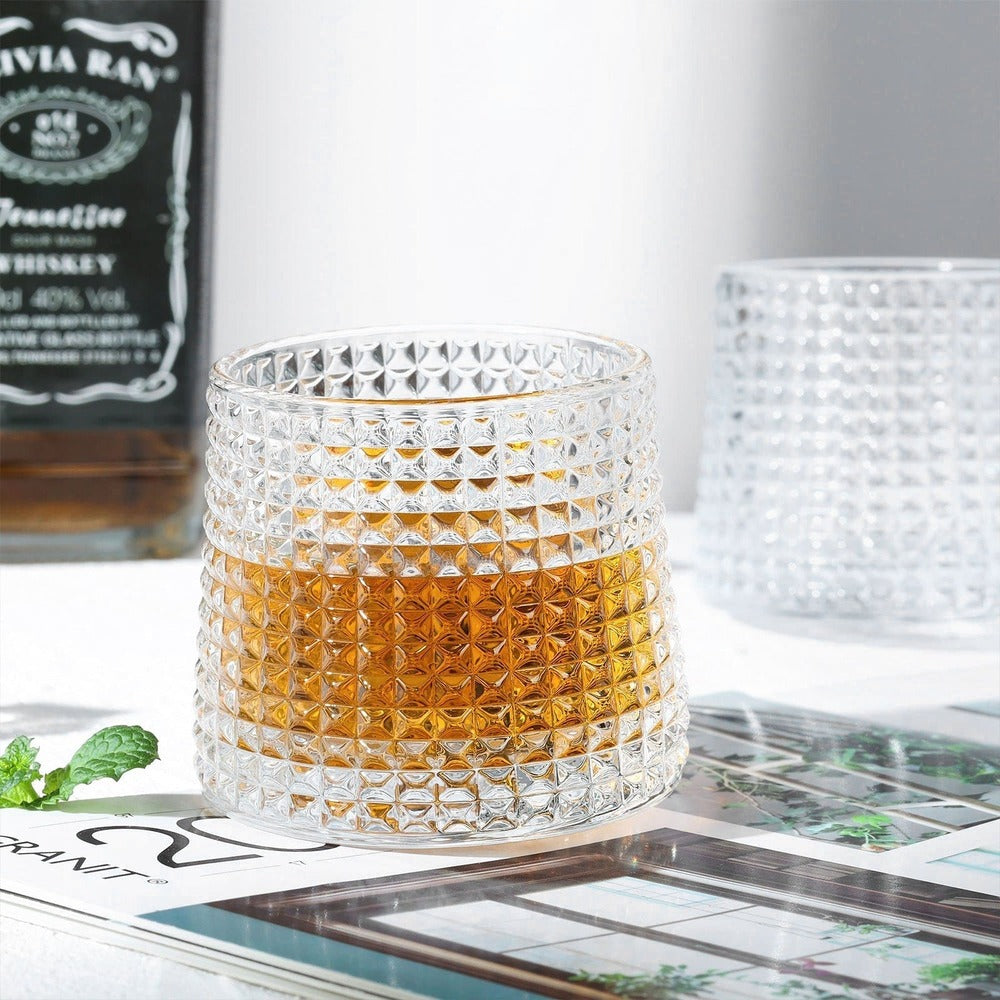 Opus Appliances | Rotatable Whiskey Tumbler Set