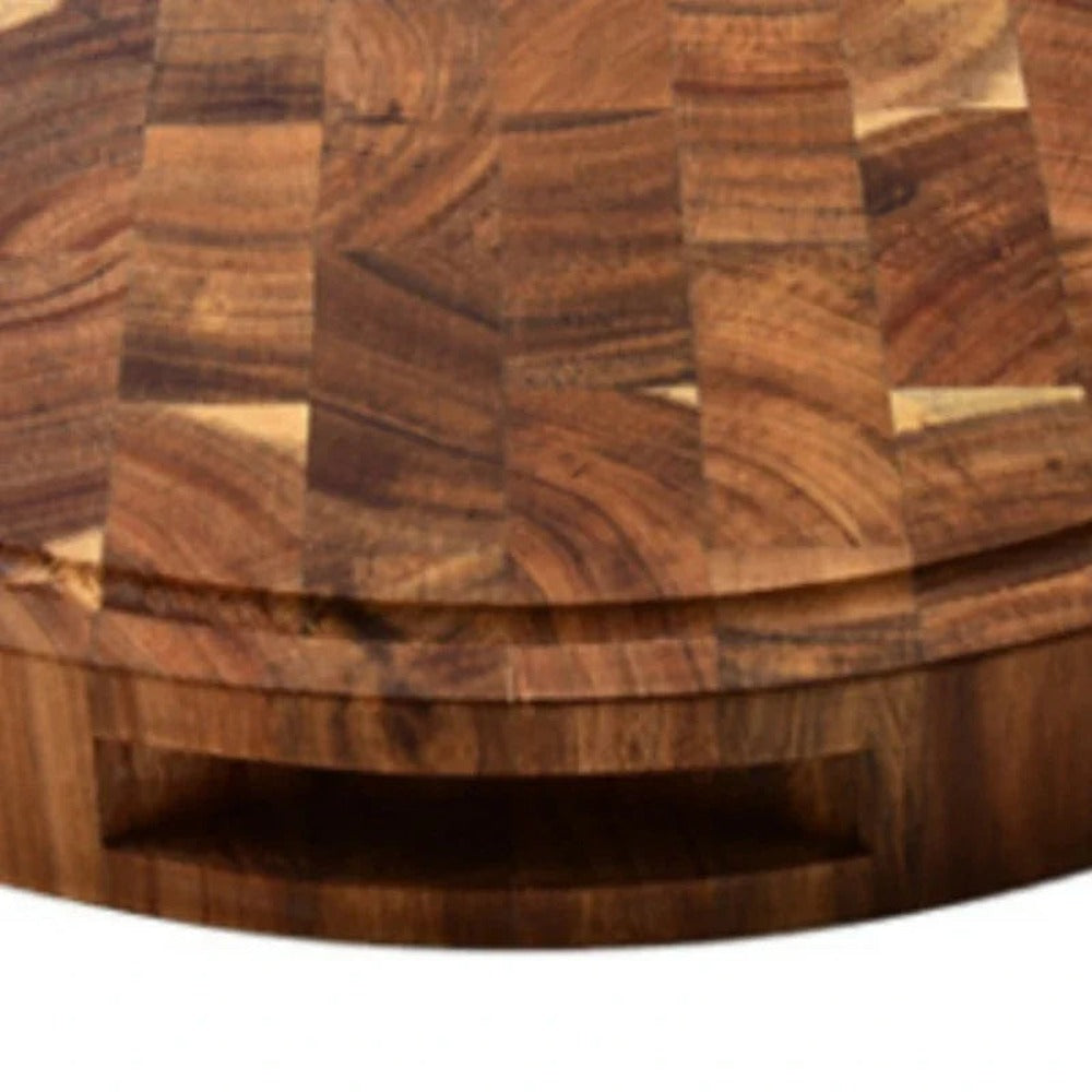 Opus Appliances | Thick Round Acacia Butcher Block