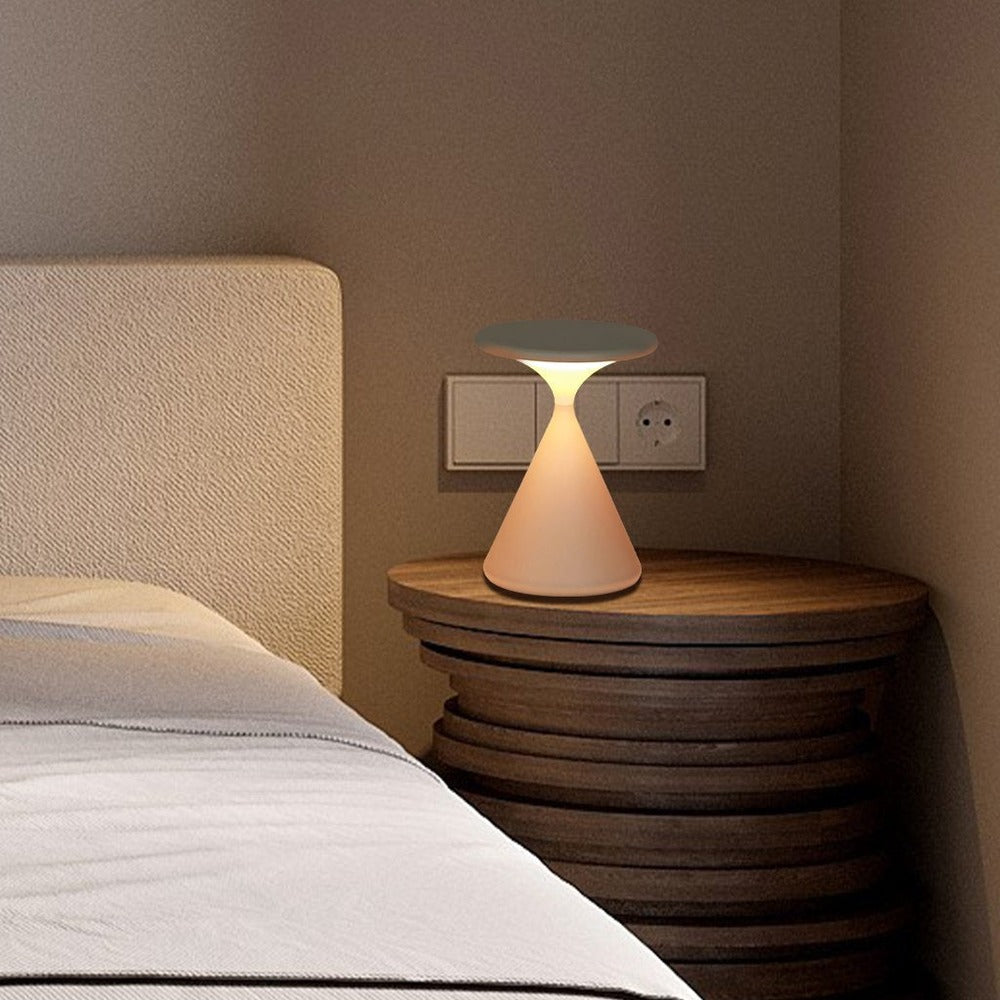 Opus Appliances | LuminaHour Wireless Hourglass Table Lamp for Modern Homes