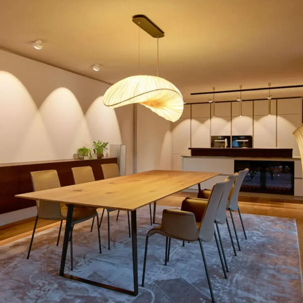 Opus Appliances | White Pendant Light With Fabric Chandelier