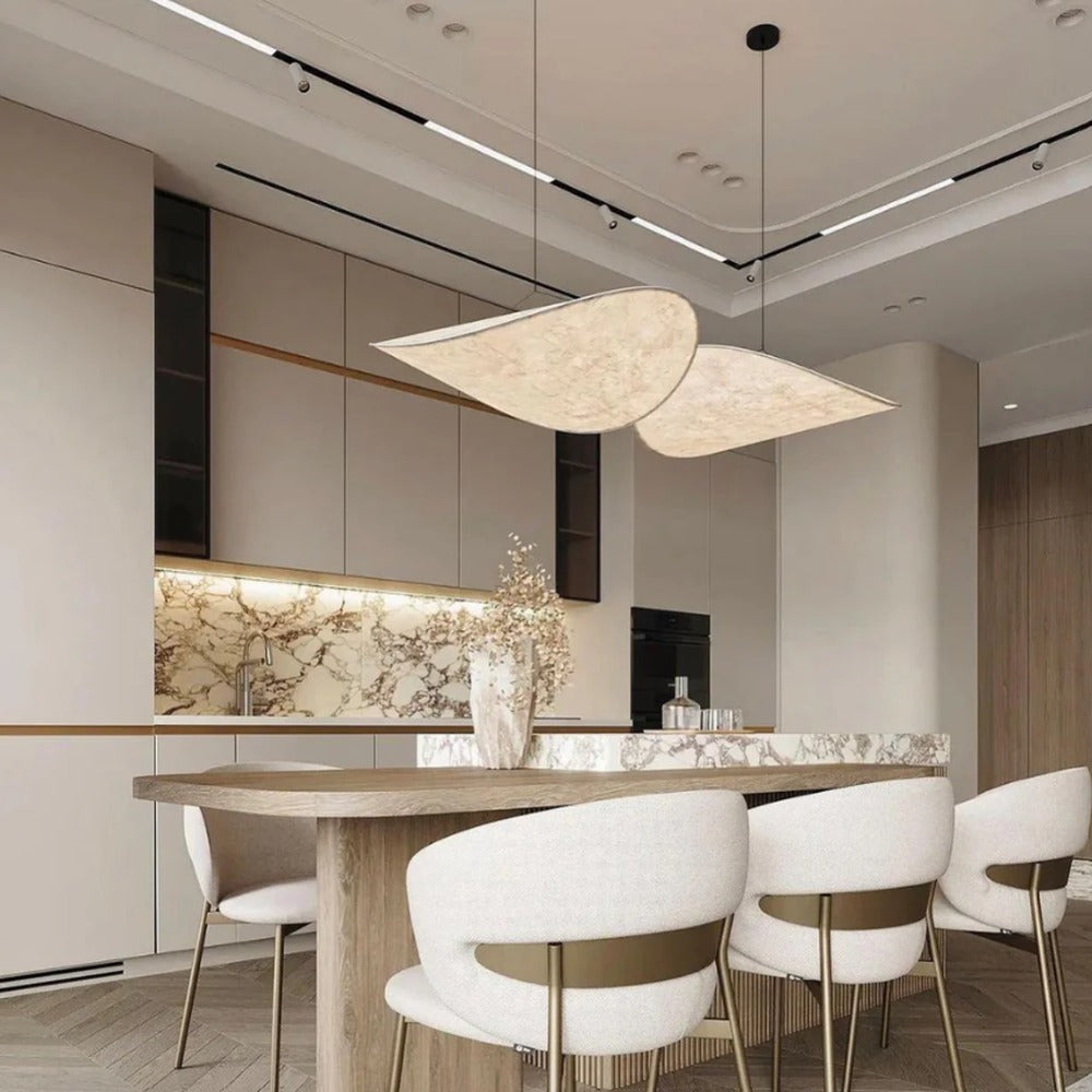 Opus Appliances | Hanging Chandelier In Japandi Soothing Light