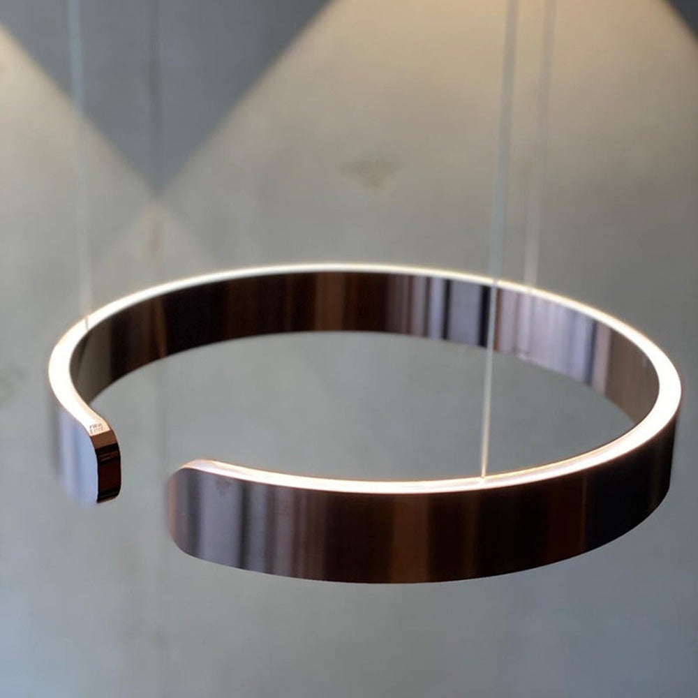 Opus Appliances | Contemporary Circle LED Pendant Light – for Bedroom, Dining Room & Living Room