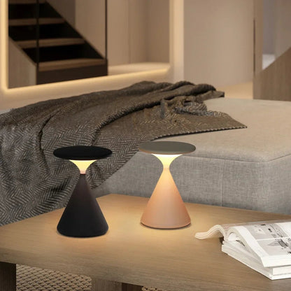 Opus Appliances | LuminaHour Wireless Hourglass Table Lamp for Modern Homes