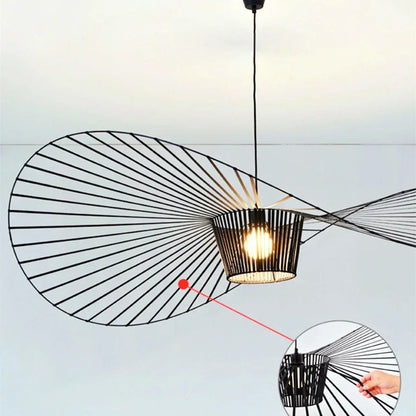 Opus Appliances | Matte Black Hat Pendant Light For Ceiling
