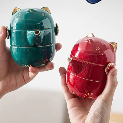 Opus Appliances | Ceramic Lucky Cat Kuai Ke Cup