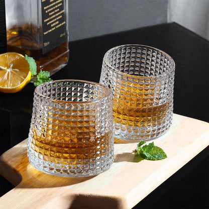 Opus Appliances | Rotatable Whiskey Tumbler Set