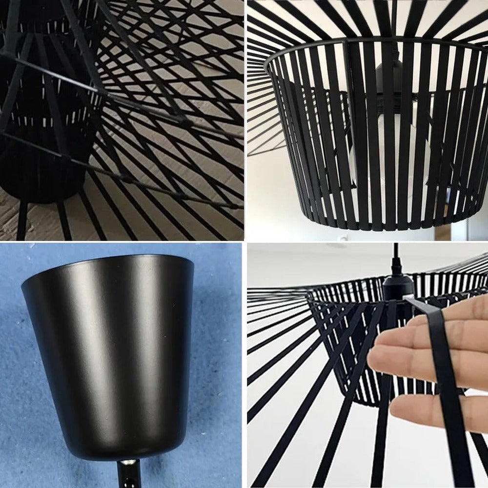 Opus Appliances | Matte Black Hat Pendant Light For Ceiling
