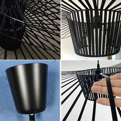Opus Appliances | Matte Black Hat Pendant Light For Ceiling