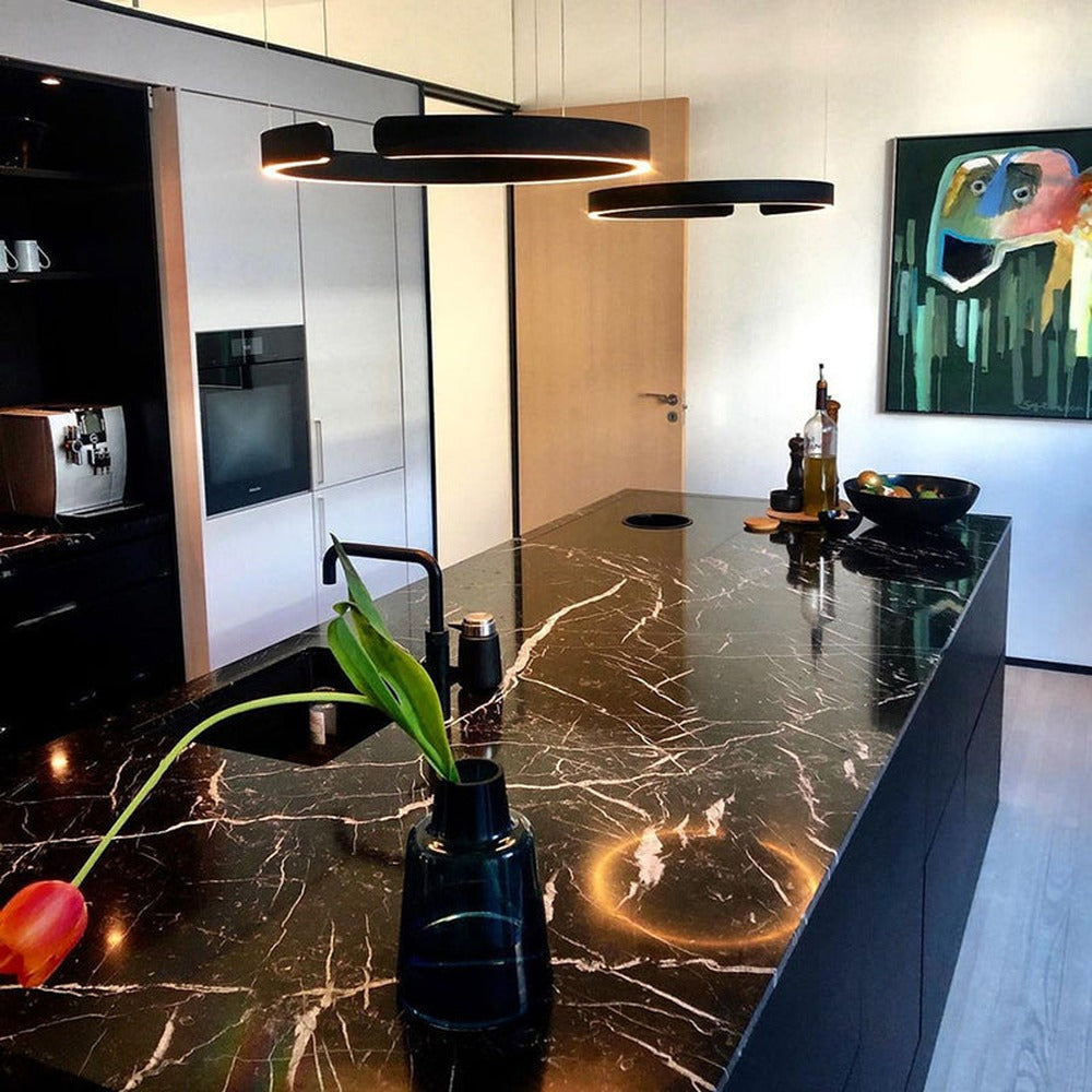 Opus Appliances | Contemporary Circle LED Pendant Light – for Bedroom, Dining Room & Living Room