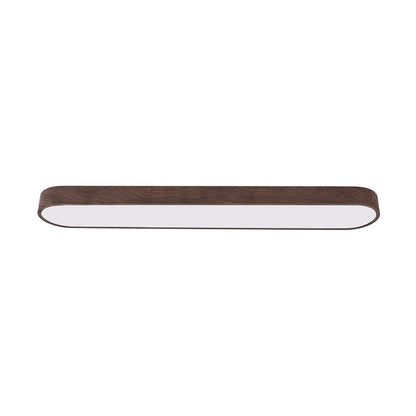 Opus Appliances | Nordic Glow LED Ceiling Flush Mount Oval with Wood Accent