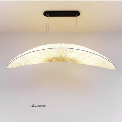 Opus Appliances | White Pendant Light With Fabric Chandelier