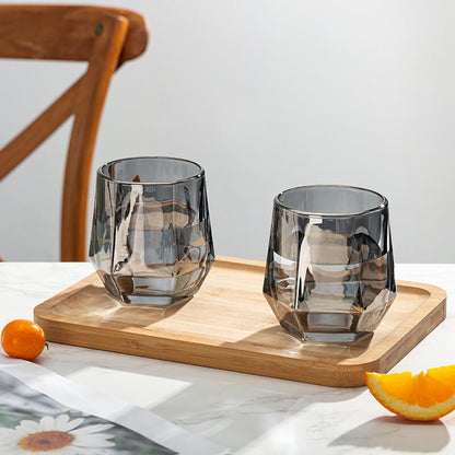 Opus Appliances | Amber hexagonal Glass Cups