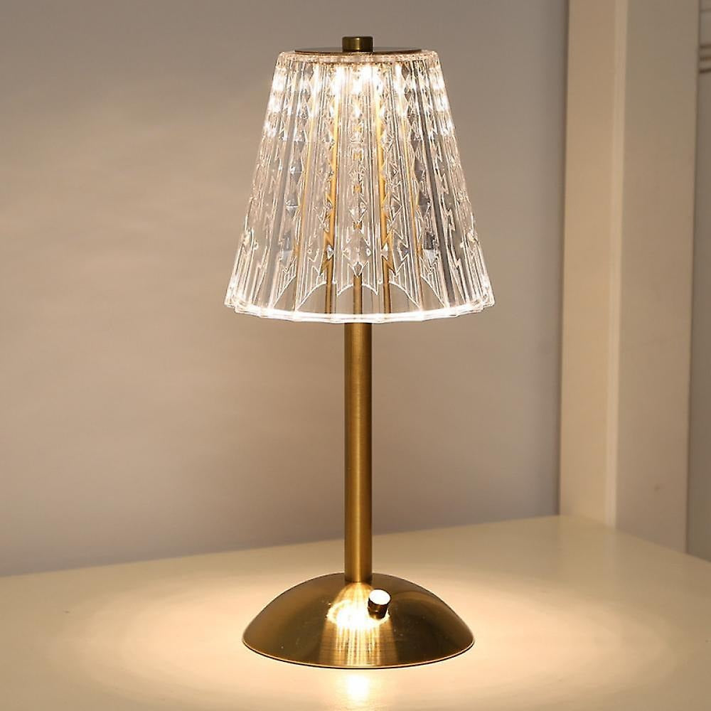 Opus Appliances | Vintage-Style Gold Crystal Table Lamp | Orntli