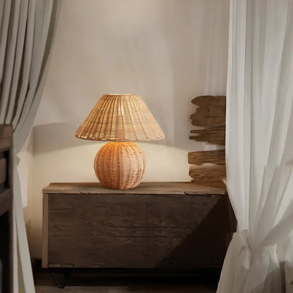 Opus Appliances | EcoBamboo Table Lamp – Sustainable & Minimalist Lighting for Modern Spaces