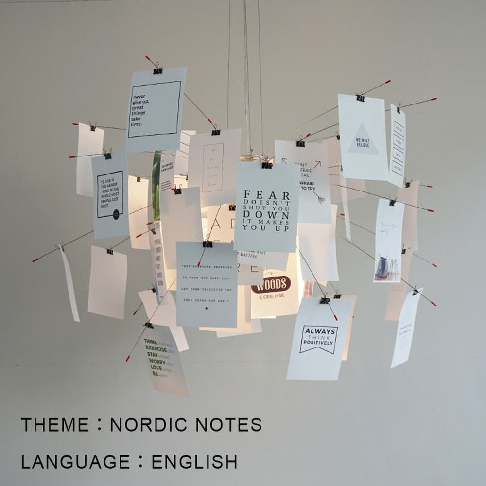 Opus Appliances | Ingo Maurer Zettel DIY Chandelier Customizable Lighting For Any Room