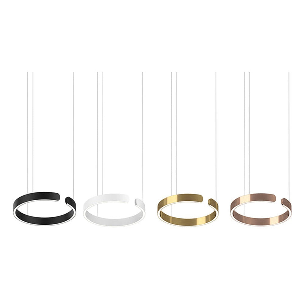 Opus Appliances | Contemporary Circle LED Pendant Light – for Bedroom, Dining Room & Living Room