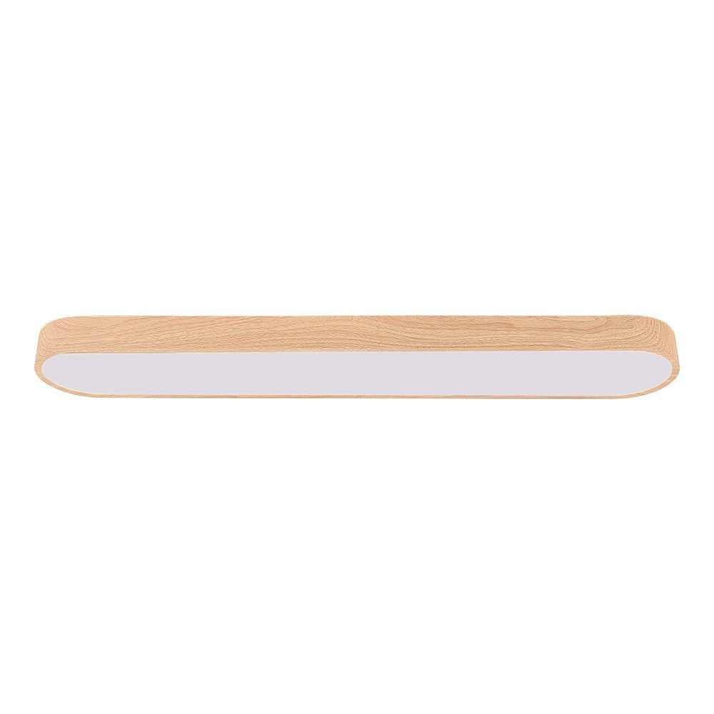 Opus Appliances | Nordic Glow LED Ceiling Flush Mount Oval with Wood Accent