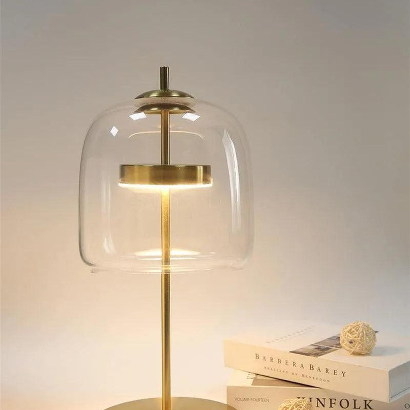 Nordic Transparent Glass Table Lamp: Materials, Dimensions, and Technical Specifications