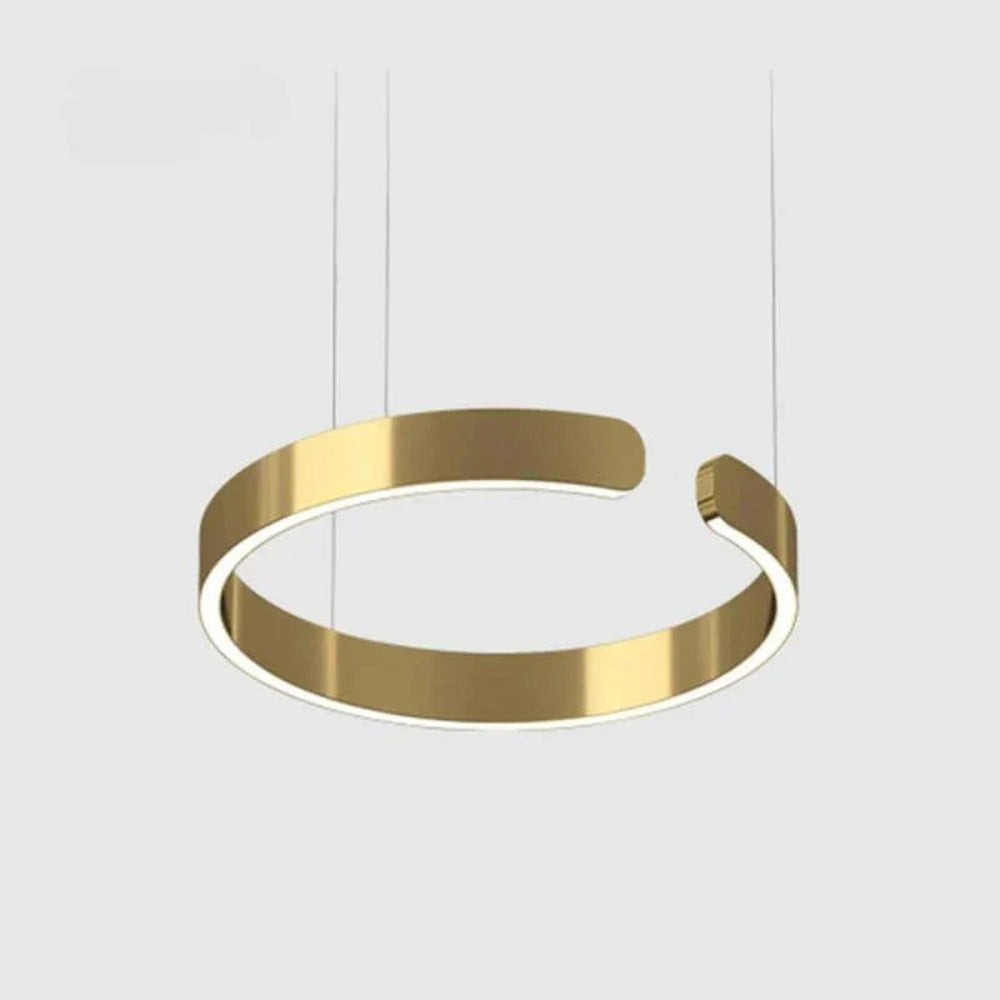 Opus Appliances | Contemporary Circle LED Pendant Light – for Bedroom, Dining Room & Living Room