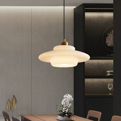 Opus Appliances | Pendant Light With Ivory Glass For 1950s-Inspired Interiors