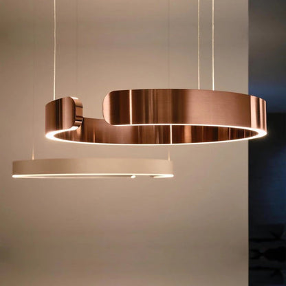 Opus Appliances | Contemporary Circle LED Pendant Light – for Bedroom, Dining Room & Living Room